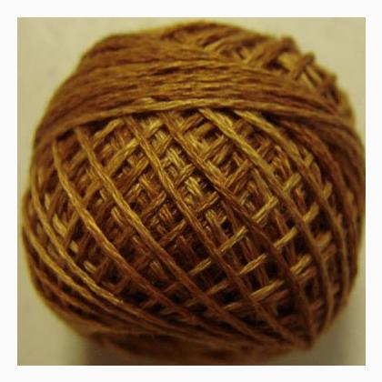 Valdani Hand-Overdyed 3 Strand - Tea Honey