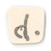 0400D - Tea-dyed Letter D