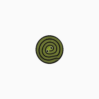 CB1017T - Tiny Lime & Black Swirl