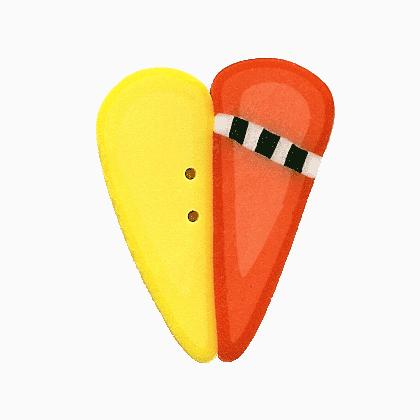 SS1000 - Yellow & Orange Heart