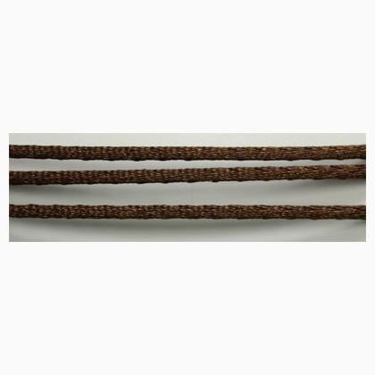 Cordoncino per intrecci: Marrone Scuro 2mm./50m.