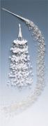 Ramo con perle: 50cm. bianco