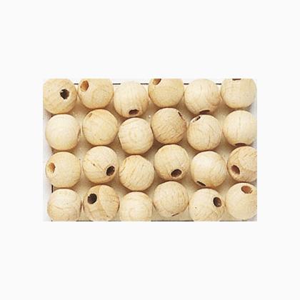 Perle in legno 0,8cm. Naturale Chiaro