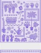 Come una volta: asciugapiatti Jardin - Lilla