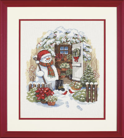 Garden Shed Snowman