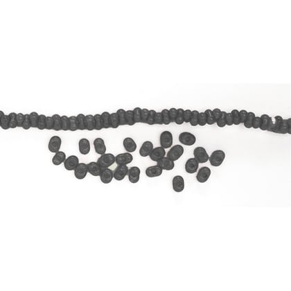 Rocailles - Trasp. farfalla 2x4 mm. - Nero