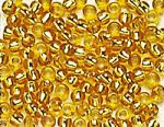 Rocailles - Trasp. foro argento 2,6mm. - Oro