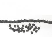 Rocailles - Trasp. farfalla 2x4 mm. - Nero