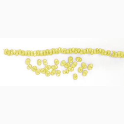 Rocailles - Trasp. farfalla 2x4 mm. - Giallo