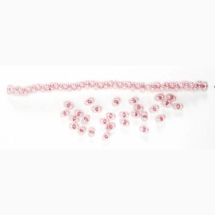 Rocailles - Trasp. farfalla 2x4 mm. - Rosa