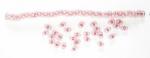Rocailles - Trasp. farfalla 2x4 mm. - Rosa