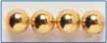 Perle di cera: Oro 3mm.