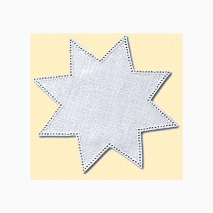 Centrino Stella (piccolo) - Bianco 20x20