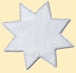 Centrino Stella (piccolo) - Bianco 20x20