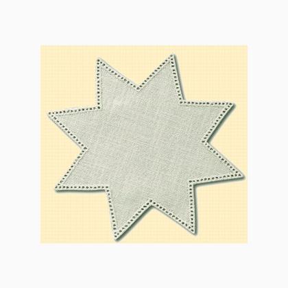 Centrino Stella (piccolo) - Crema 20x20