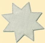 Centrino Stella (piccolo) - Crema 20x20