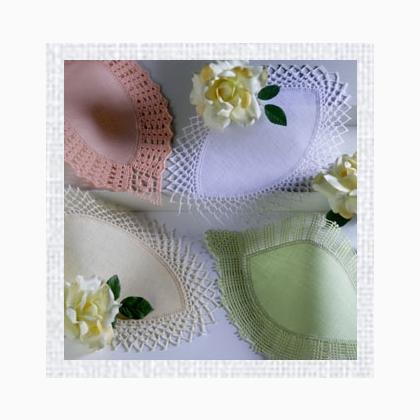 Centrino Petalo - Bianco 25x14