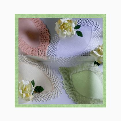 Centrino Petalo - Verde Limone 25x14