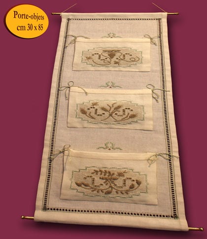 Broderie de Casalguidi - Porte-objets Mirella