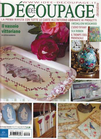 Idee Decoupage e Decorazione #25 da Lotus Publishing - Libri & Riviste