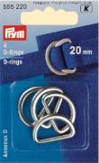 Anelli semicircolari (20mm) - Argento