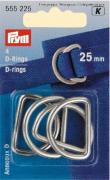 Anelli semicircolari (25mm) - Argento