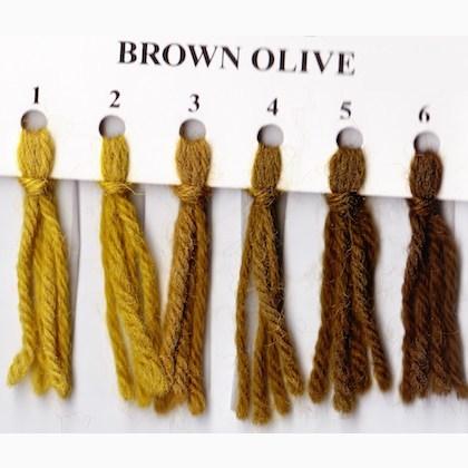 Crewel Wool - Brown Olive 314