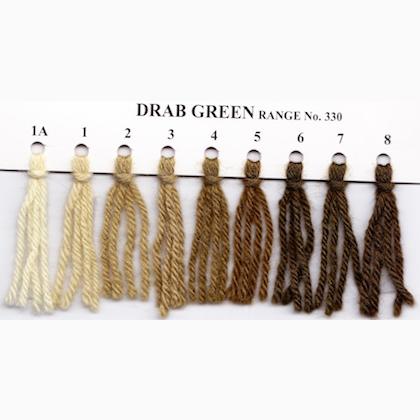 Tapestry Wool Hank - Drab Green 331