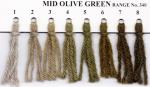 Crewel Wool - Mid Olive Green 341