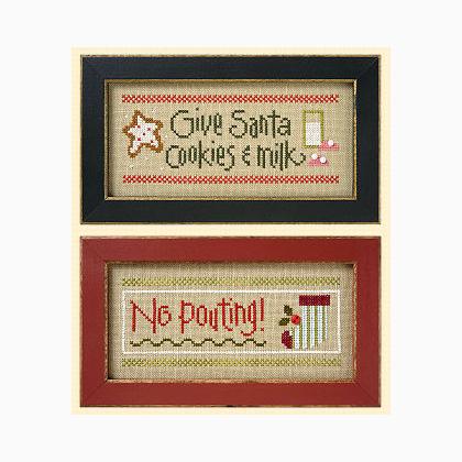 Christmas Rules Double Flip: Give Santa Cookies/No Pouting!
