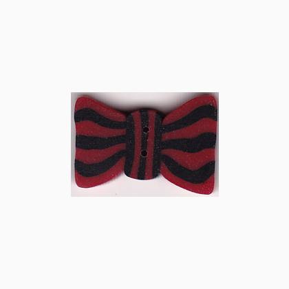 4650 - Red Stripe Bow Tie