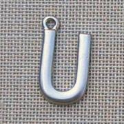 Lettera in metallo - U