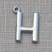 Lettera in metallo - H