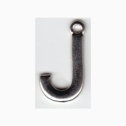 Lettera in metallo - J