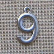 Numero in metallo - 9