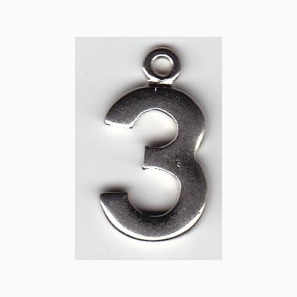 Numero in metallo - 3
