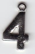 Numero in metallo - 4