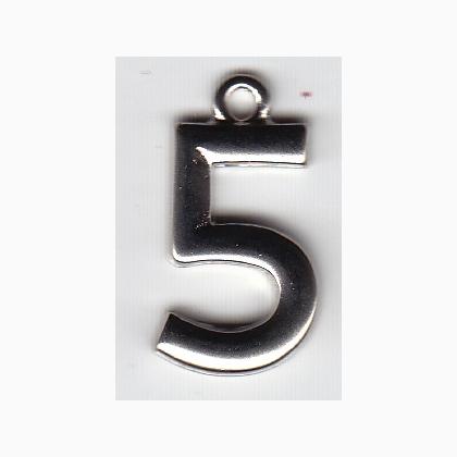 Numero in metallo - 5