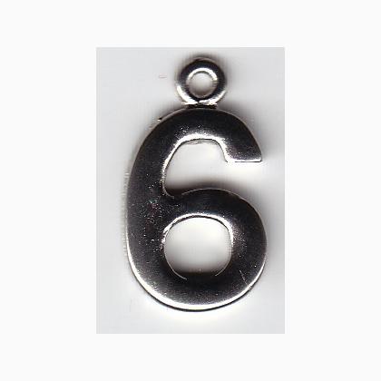 Numero in metallo - 6