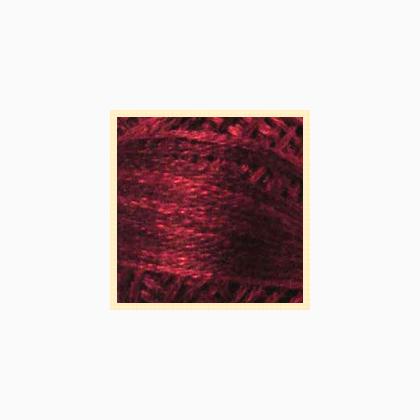 Valdani Hand-Overdyed 3 Strand - Aged Wine - deep burgundy shade