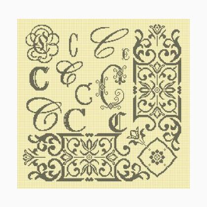 Sampler Lettera C