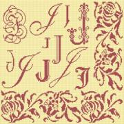 Sampler Lettera J