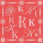 Sampler Lettera K