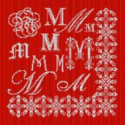 Sampler Lettera M