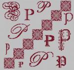 Sampler Lettera P