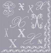 Sampler Lettera X