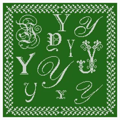 Sampler Lettera Y