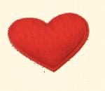 Cuore in feltro