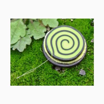Infila Aghi - lime & black swirl
