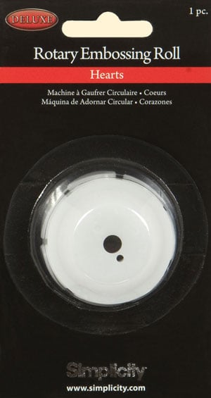 Deluxe Embossing Machine Roll, Cuori